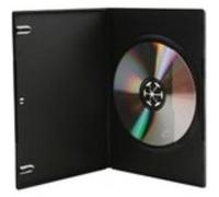 Boitier dvd slim noir 1 dvd pack 10 G