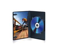 Boîtier DVD T'nB BINODVD10 Noir - Étui Polypropylène pour 10 Disques - Format Standard 13.61 x 19.07 x 1.50 cm avec Porte-Jaquettes