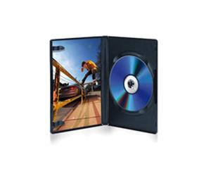 Boîtier DVD T'nB BINODVD10 Noir - Étui Polypropylène pour 10 Disques - Format Standard 13.61 x 19.07 x 1.50 cm avec Porte-Jaquettes