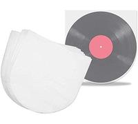 Boîtier DVD Transparent CD Case 100 Disques Vinyles Pochettes avec Support CD 100 pièces Pochette intérieure PE étanche pour Vierges et Collections précieuses