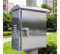 boitier Electrique Boîte De Boîtier Électrique Extérieure De Largeur De 250 300 400 500 600 Mm, Coque en Acier Inoxydable Antipoussière Ménage/Industriel(W x H x D x T 300x400x180x0.6mm)