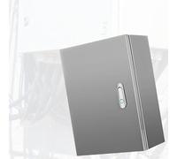 boitier Electrique Boîte De Projet Électrique, Coffre De Jonction Électrique en Acier Inoxydable De Largeur 150 250 350 450 600 Mm, Boîte De Boîtier Extérieure(H W D 250x250x150MM/T 1MM)