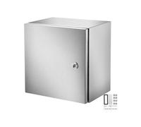 VEVOR Boîte de jonction électrique 300 × 300 × 205 mm Acier inoxydable NEMA 4X IP66