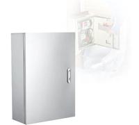 boitier Electrique Boîtier D'équipement Électrique Extérieur, Jonction Mural avec Plaque De Montage, Coffre De Jonction en Acier Inoxydable Résistant(H W D 500x300x200MM/T 1.5MM)