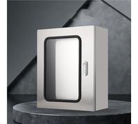 boitier Electrique Boîtier Électrique, Intérieur pour Équipement De Circuit De Protection, Distribution en Acier Inoxydable Anti-poussière pour Le Câblage(H x W x D 300x300x150MM/T 1.2MM)