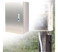 boitier Electrique Coffre De Jonction en Acier Inoxydable Résistant Aux Intempéries, De 200 300 400 500 600 Mm De Hauteur, avec Couvercle À Charnière(H W D 450x450x200MM/T 1.5MM)