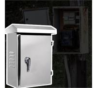 boitier Electrique Coffre De Jonction, Industrielle De Largeur 250 300 400 500 600 Mm, Acier Inoxydable Résistante Aux Intempéries Porte Verrouillable(W x H x D x T 600x800x200x0.8mm)