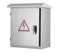 Boitier Electrique, Coffret Electrique en Acier Inoxydable 201 avec Entrée de Câble Inférieure, Adapté Utilisation Extérieure(30x20x40CM/12x8x16IN)