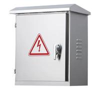 Boitier Electrique, Coffret Electrique en Acier Inoxydable 304 avec Trous de Ventilation, Adapté Utilisation Extérieure(60x30x80CM/24x12x31IN)