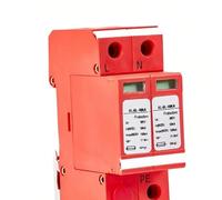 Boîtier électrique de Protection Contre la Foudre Domestique AC220V 20~100KA T1 2P/4P Module de Protection de Dispositif de Protection Contre la Foudre monophasé(220V 40KA)