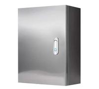 Boîtier Électrique en Acier Inoxydable, Coffret Extérieur Robuste avec Noyau de Serrure Métallique, Joint Étanche et Vis de Mise à la Terre(60x50x30cm/23.6x19.6x11.8in)