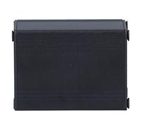 Boîtier électrique en aluminium boîtier de jonction étanche intégré bricolage finition noire mate léger durable pour les projets électroniques boîtier d'équipement industriel 6063