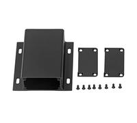Boîtier électrique en aluminium boîtier de jonction étanche type intégré noir sablé 25x71x80mm pour boîtier d'amplificateur boîtier de circuit imprimé équipement industriel