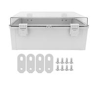 Boîtier Électrique Étanche 400x300x170mm IP66 Boîte de Jonction Transparente ABS avec Fermeture - Coffret Mural Sécurisé pour Installation Extérieure