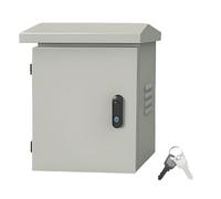 Boitier Electrique Etanche avec Serrure à Clé, Boîte de Jonction en Acier Galvanisé Étanche, Armoire Electrique pour Usage Extérieur/Intérieur(40x50x20cm/16x20x8in)