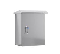 Boîtier électrique étanche en acier inoxydable 304, adapté aux projets intérieurs et extérieurs, comprend une plaque de montage et un capuchon anti-pluie.(19.6x15.7x8in/50x40x20cm)