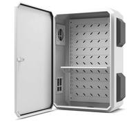 Boitier Electrique Etanche Extérieure, Boîte de Jonction en Acier Galvanisé, Étanche IP55, Coffret Électrique avec Panneau Arrière de Montage, pour Réseaux Électroniques Wi-Fi(30x40cm/11.8x15.7in)