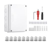 Boîtier électrique extérieur | Case IP65 à montage de étanche 150x110x70mm | Boîtier de glande de câble pour les connexions de câblage de 6 à 12 mm de diamètre