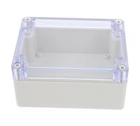 Boîtier Électrique Extérieur en Plastique Couvercle Transparent Étanche | Boîte de Jonction pour Bornes et Prise, Usage Extérieur, Protection Intempéries, Entretien Solide