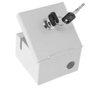 Boîtier Électrique Extérieur Étanche en Fer, Verrouillable 2 Clés | Boite Cache Cable, Résistance aux Intempéries, Installation sans Outil pour Fiches, Adaptateurs, Bureaux, Garages