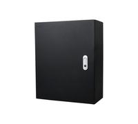 Boîtier Électrique Métallique, Boîte De Jonction Électrique Intérieure Et Extérieure, Boîtier De Projet Universel, Adapté Aux Usines, Chantiers De Construction, Centres Commerciaux, Noir(30*40*20CM)