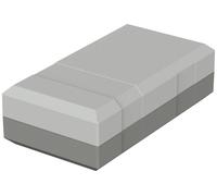 Boîtier électronique Bopla 32103000 Polystyrène expansé (EPS) gris clair (RAL 7035) (L x l x H) 100 x 54 x 30 mm 1 pc(s)