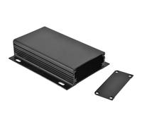 Boîtier Électronique en Aluminium-DIY Boîtier Vide pour Carte PCB,Noir,11,9 x 9,8 x 2,98 cm (L x l x H)