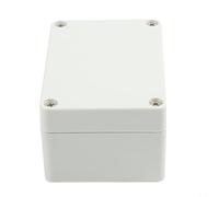 Boîtier électronique en plastique ABS IP67 pour jonctions, étanche et résistant à la déformation avec vis pour une fixation sûre (100 x 68 x 50 mm)