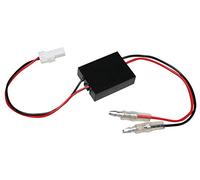 Boîtier électronique Highsider 2, connecteur JST blanc, clignotants BLAZE | Dim. env. 22 x 30 x 7 mm, noir masse, rouge clignotant, contenu 1 pièce, vérifier couleur connecteur