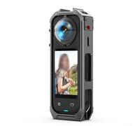 Boîtier élégant en alliage d'aluminium pour Insta360 X5 pour une protection améliorée et une fixation d'accessoires