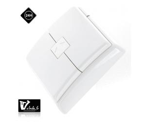 Boitier emetteur mural Bubendorff vide - Blanc