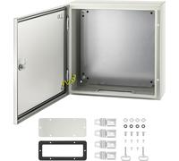 Boîtier en acier NEMA SucceBuy - 20 x 20 x 6 pouces. Un boîtier de commande en acier NEMA 4X avec des fonctions de protection contre l'eau et la poussière IP66. Idéal pour une utilisation à l'intérieu