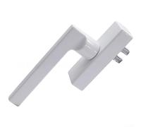 Boîtier en alliage d'aluminium blanc - pour poignée de fenêtre, ouverture vers l'intérieur design inversé avec finition peinture de cuisson à haute température, construction en métal solide - pour un