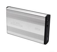 Boîtier en alliage d'aluminium pour disque dur SATA 3,5" Installation sans | Interface USB 3.0, contrôle de puce stable, transfert de fichiers rapide, support sata, solution de stockage de bureau de 3,5