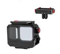 Boîtier en alliage d'aluminium pour Insta360 Pro 2 conçu pour la plongée jusqu'à 80 mètres avec support de mode de tournage horizontal vertical (2)