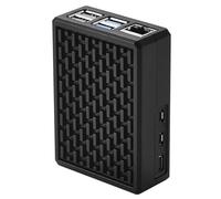 Boîtier en alliage d'aluminium pour Raspberry Pi 5 avec colonne de refroidissement intégrée, grande surface de dissipation de la chaleur passive coque en métal pour une meilleure gestion thermique et