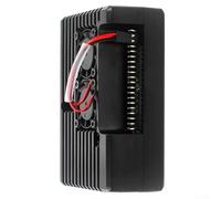 Boîtier en alliage d'aluminium pour Raspberry Pi avec deux ventilateurs de refroidissement silencieux et bande thermique noire pour une performance stable