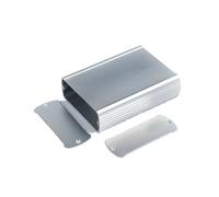 Boîtier en Aluminium 82 X 32 X 110 mm, Boîtier Intégré Étanche, Boîtier Argenté, Boîtier Électronique, Projet D'Instrument PCB DIY