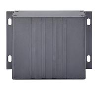 Boîtier en aluminium boîtier de projet électronique bricolage professionnel coque conception ergonomique pour boîte de jonction pilote fer sablé gris 31x129.7x100mm