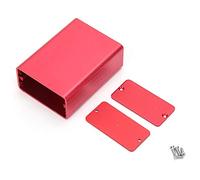 Boîtier en aluminium Cool Box BRICOLAGE Conception électronique Circuit Board Case Instrument Case Rouge