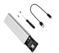 Boîtier en aluminium NVME Adaptateur de boîtier 10 GBPS Vitesse de transfert USB 3.1 Gen 2 Type C Boîtier externe