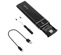 Boîtier en aluminium NVME Adaptateur de boîtier 10 GBPS Vitesse de transfert USB 3.1 Gen 2 Type C Boîtier externe