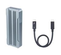 Boîtier en aluminium NVMe SSD 40 Gbit/s UsbC Installation rapide et facile Compatible USB 4 3.2 3.1 Thunderbolt3