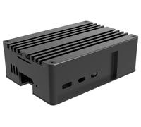 Boîtier En Aluminium Pi-5 Pro Pour Raspberry Pi 5 Noir - A-RA13-M2B