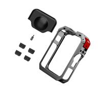 Boîtier en aluminium pour appareil photo à 360° - Rembourrage en silicone intégré - Installation facile - Accessoire de montage en métal