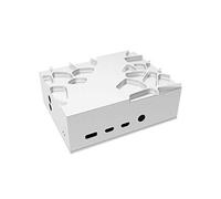 Akasa Gem A-RA09-M1S Boîtier de Refroidissement Passif pour Raspberry Pi 4 | Boîtier sans Ventilateur 100% Aluminium Pur | Puissant et Ultra Silencieux | Ouverture cachée Micro SD et GPIO | Argenté