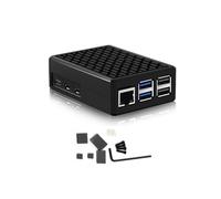 Boîtier en Aluminium pour Raspberry Pi 5, Colonne de Dissipateur de Chaleur Intégrée, Surface de Dissipation Thermique Dynamique