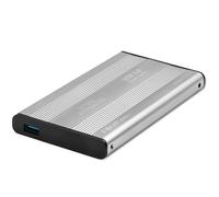 Boîtier en aluminium Qoltec | Disque dur SSD 2,5" SATA3 | USB 3.0 | Argent