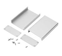 Boîtier en aluminium Respicefinem pour carte PCB, boîtier de refroidissement électronique argenté, dimensions : 20 x 50 x 80 mm, léger et durable, pour produits électroniques,