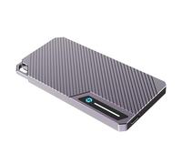 Boîtier en aluminium USB C 10 Gbit/s Vitesse de transfert 2280 M-Key B + M Clé NVMe Boîtier avec lumière LED